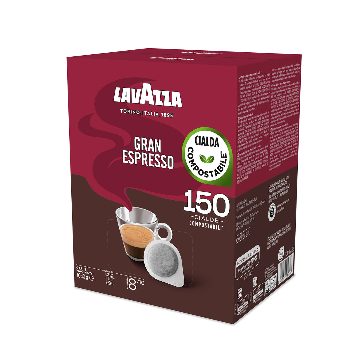 Lavazza 150 Cialde Ese 44mm - Grand Espresso