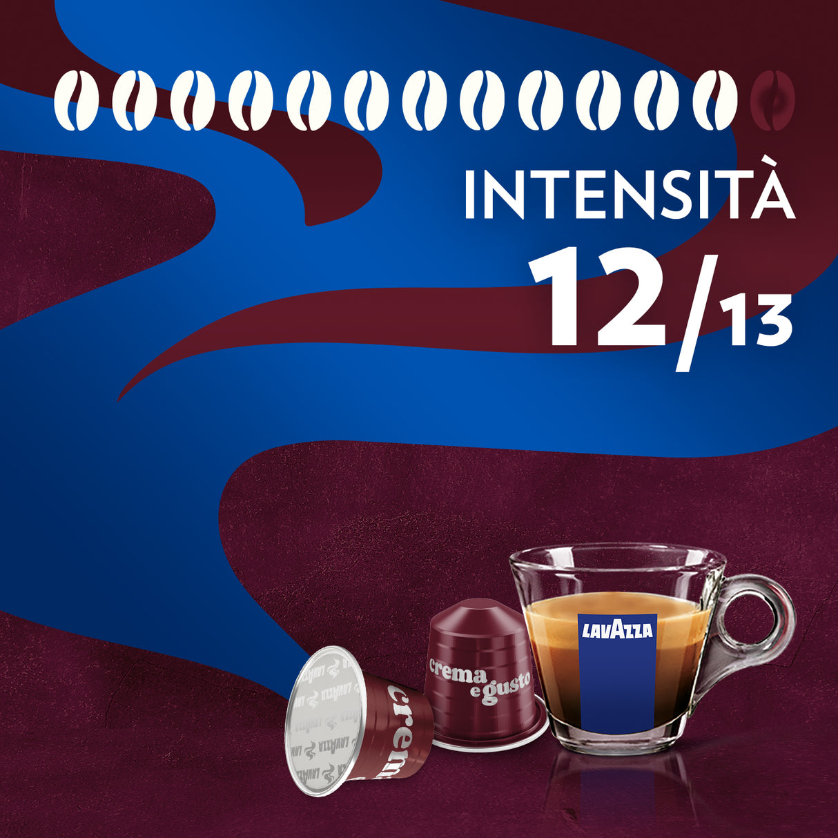Lavazza Crema e Gusto RICCO - 10 Capsule Lavazza per Nespresso