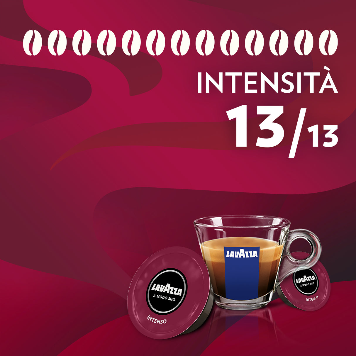 16 Capsule Caffè Lavazza A Modo Mio Intenso - Intensità 13/13