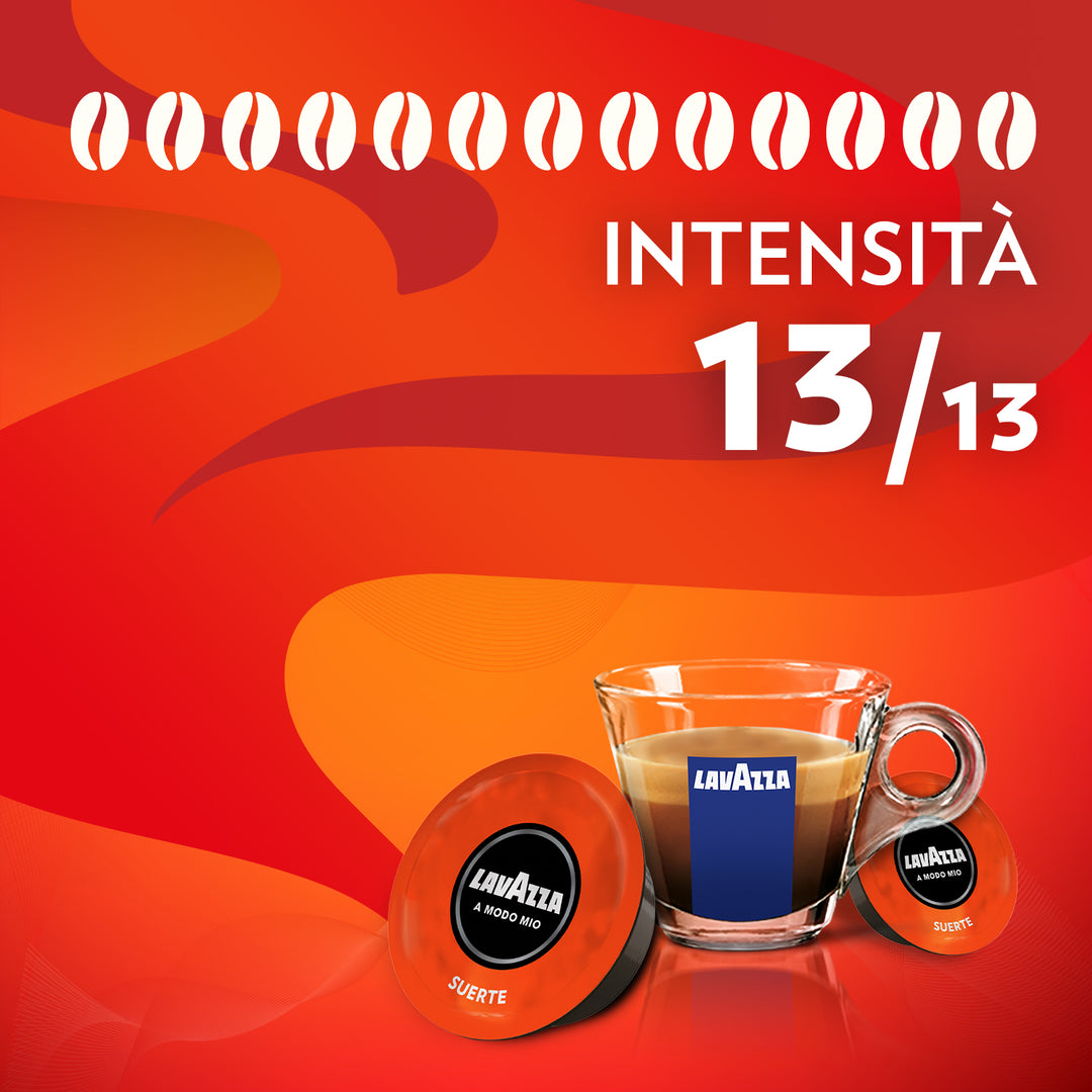 36 Capsule Lavazza Originali A Modo Mio - Suerte