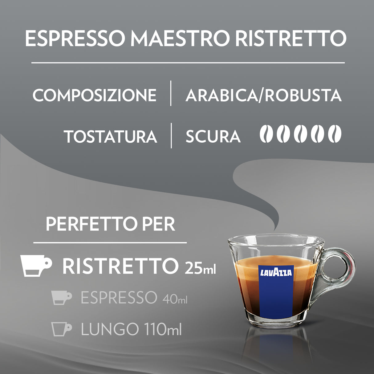10 Capsule Lavazza originali per Nespresso - Espresso Maestro