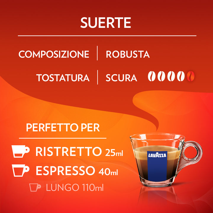 36 Capsule Lavazza Originali A Modo Mio - Suerte