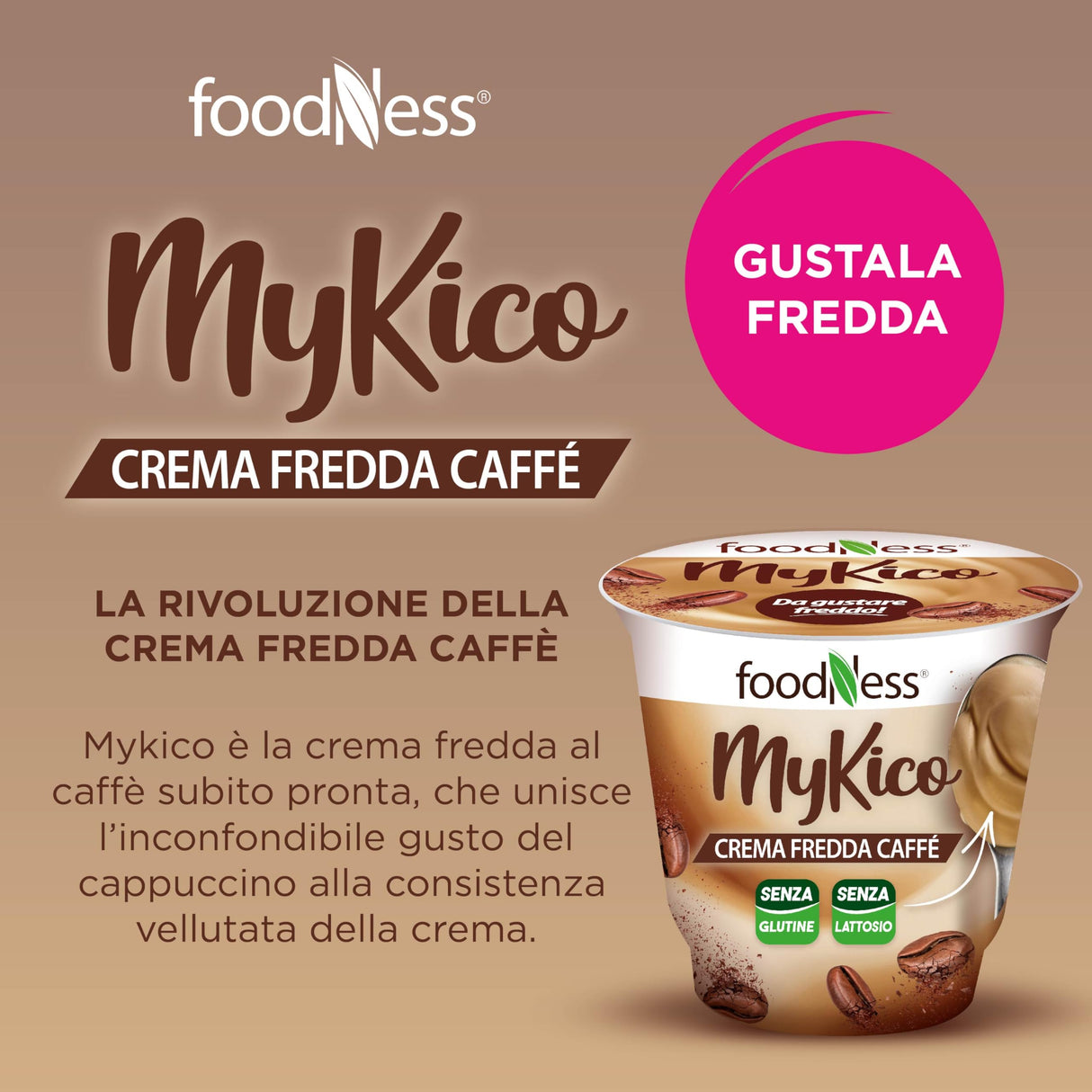 Foodness Mykico Crema Caffè Fredda 125 g