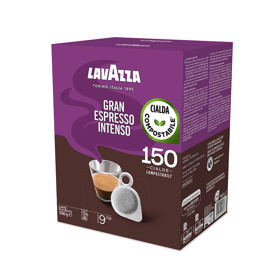 Lavazza Caffè Grand Espresso Intenso - 150 Cialde Ese 44mm Filtro Carta