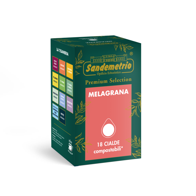 18 Cialde ESE 44 mm Sandemetrio - Infuso alla Melagrana
