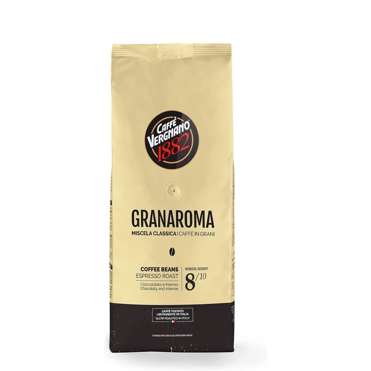 Caffè Vergnano Granaroma in Grani – Confezione da 1 kg