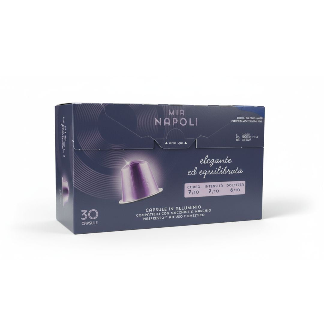 Borbone Miscela Mia Napoli – 30 Capsule in Alluminio compatibili Nespresso