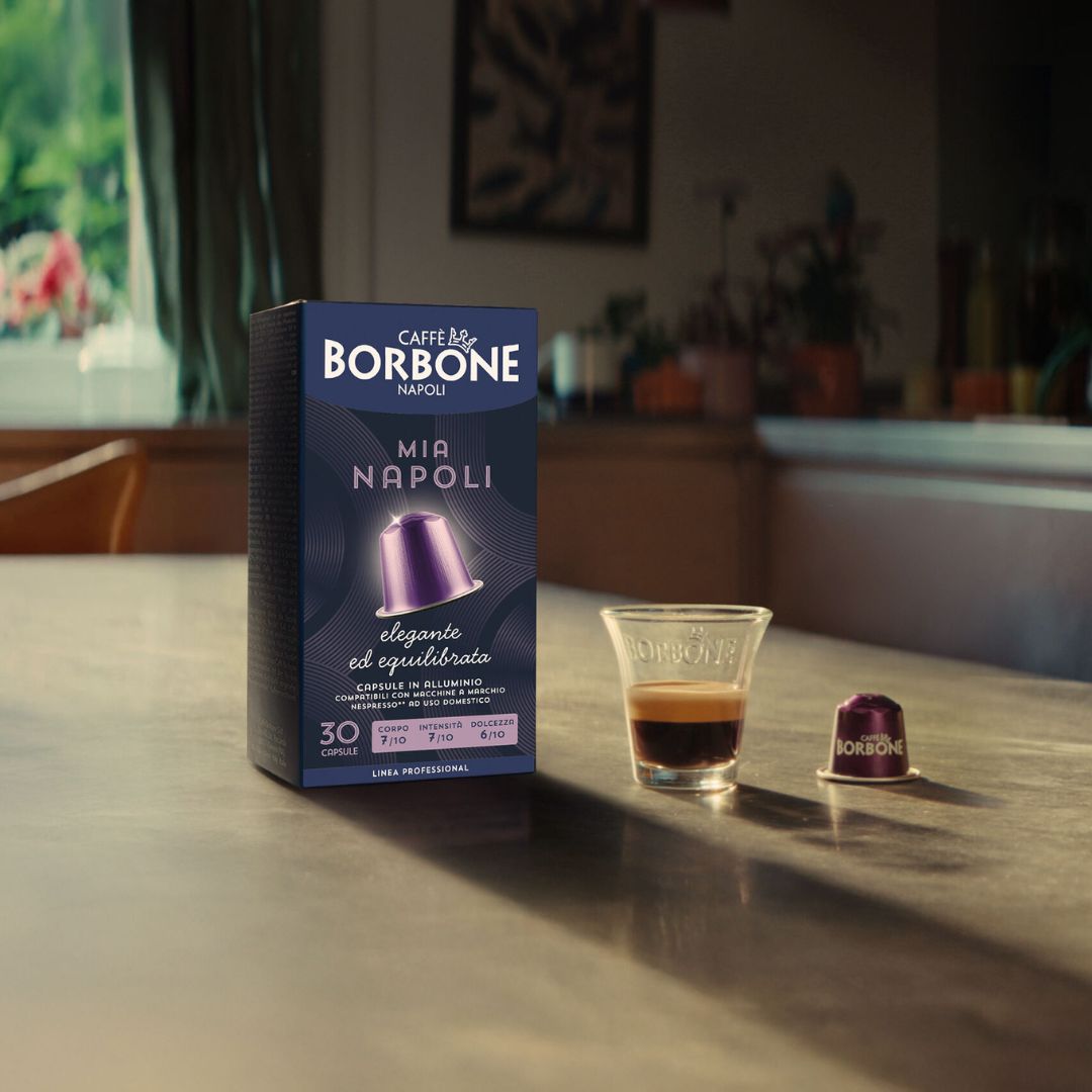 Borbone Miscela Mia Napoli – 30 Capsule in Alluminio compatibili Nespresso