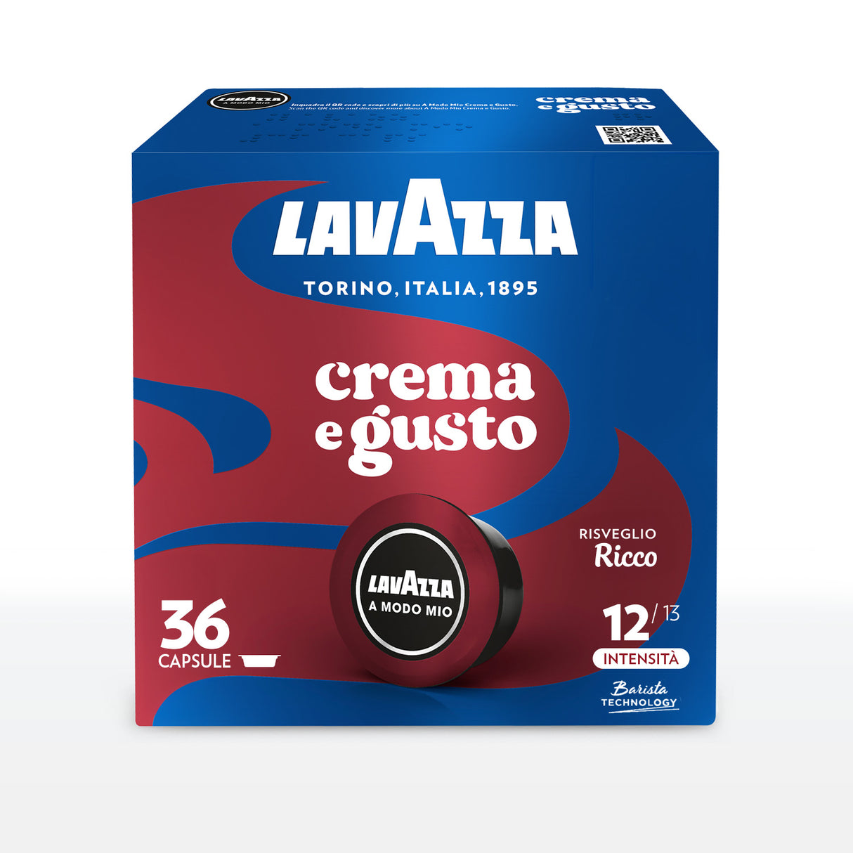 36 Capsule Lavazza Originali A Modo Mio - Crema e Gusto Ricco