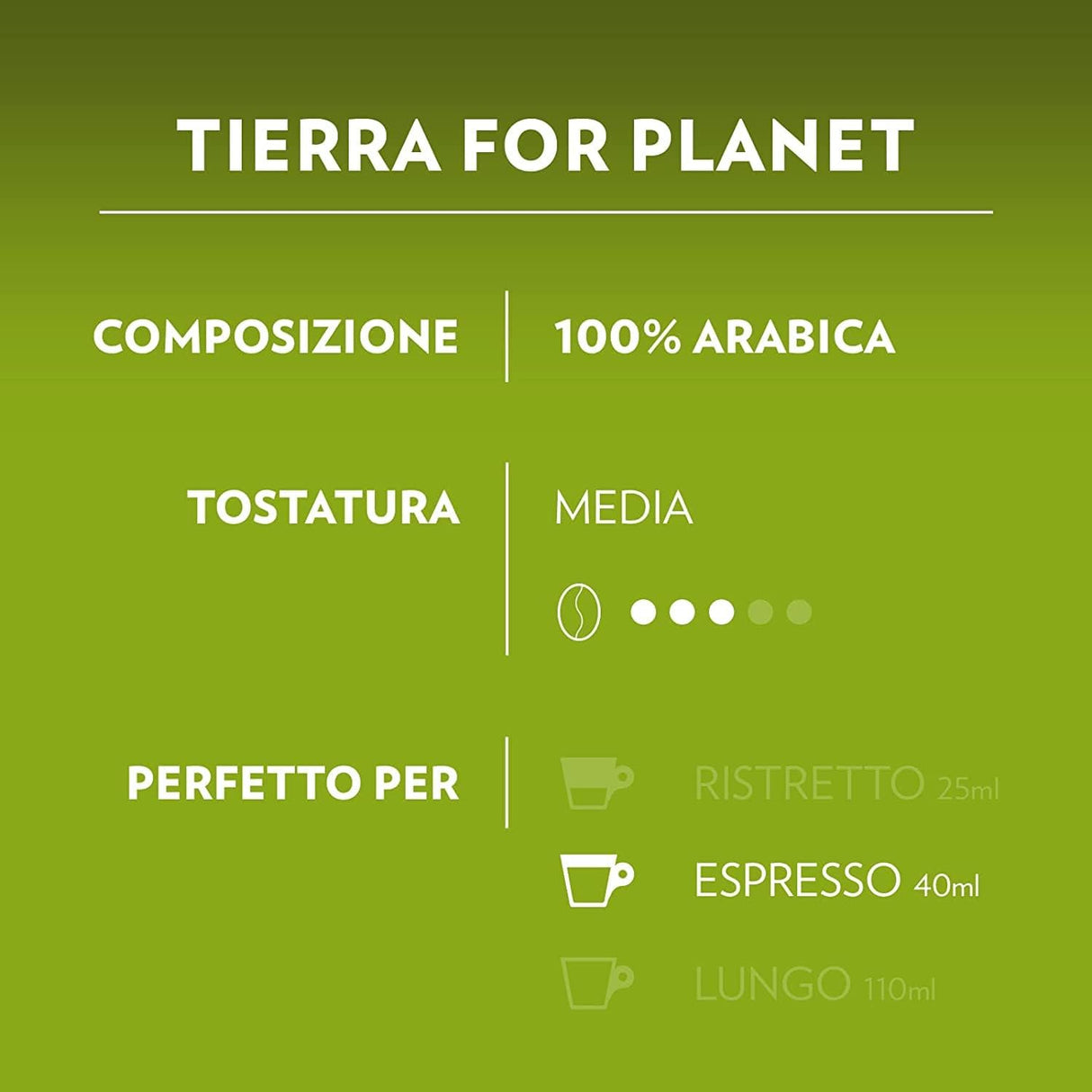 Lavazza ¡Tierra! For Planet - 16 Capsule per Lavazza A Modo Mio