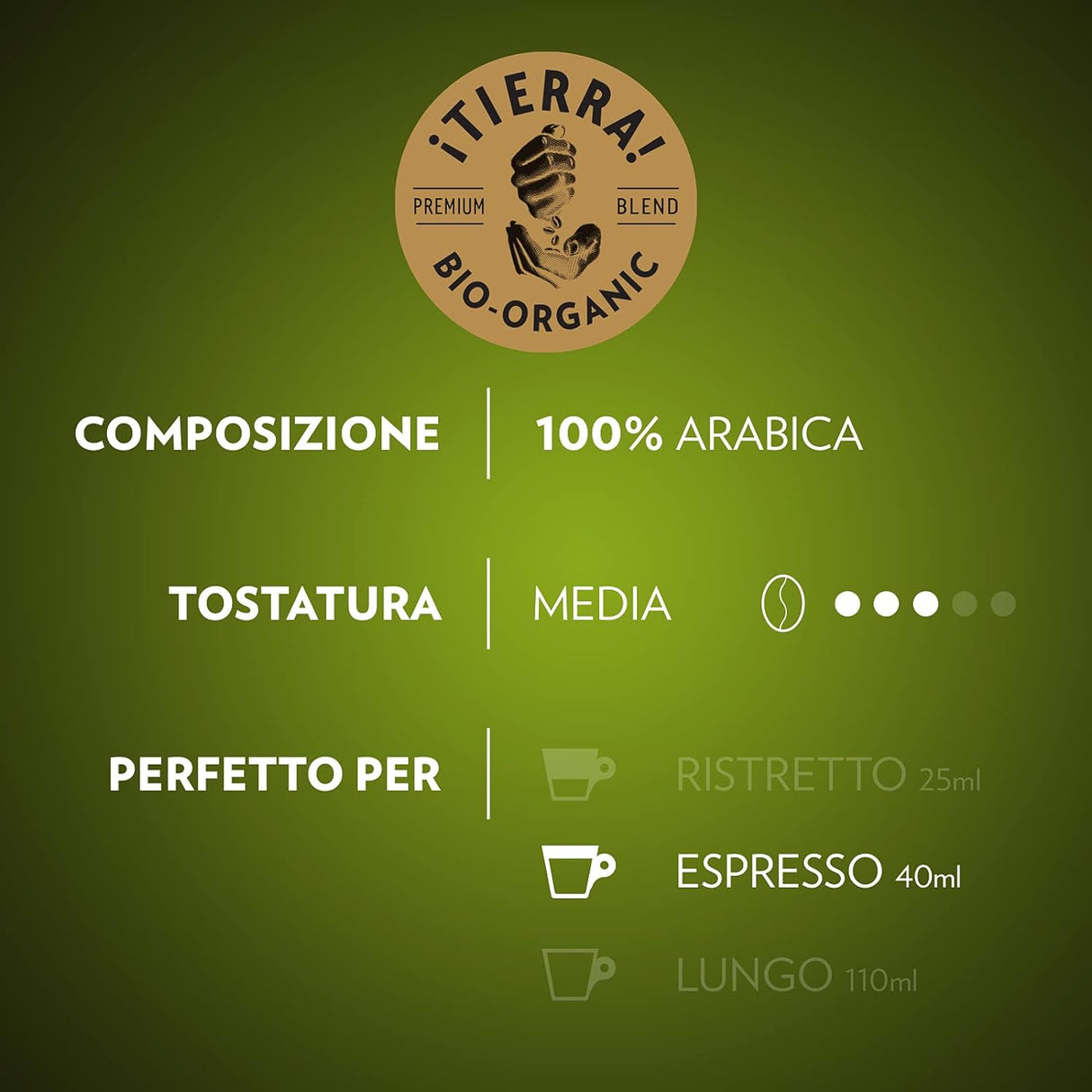 Lavazza ¡Tierra! for Planet - 10 Capsule Lavazza originali per Nespresso