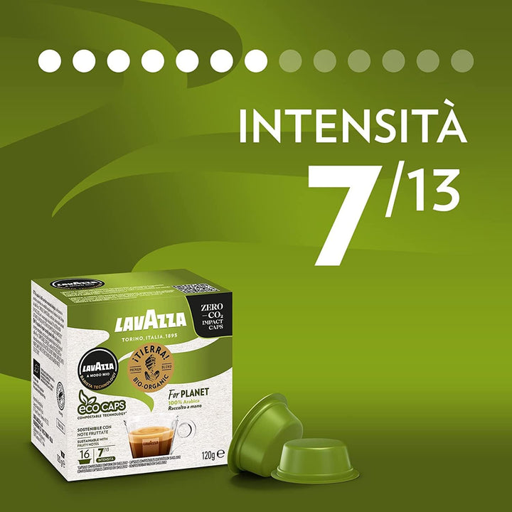 Lavazza ¡Tierra! For Planet - 16 Capsule per Lavazza A Modo Mio