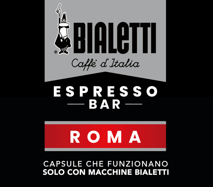 Bialetti Caffè d'Italia Roma - 72 Capsule compatibili con macchine Bialetti
