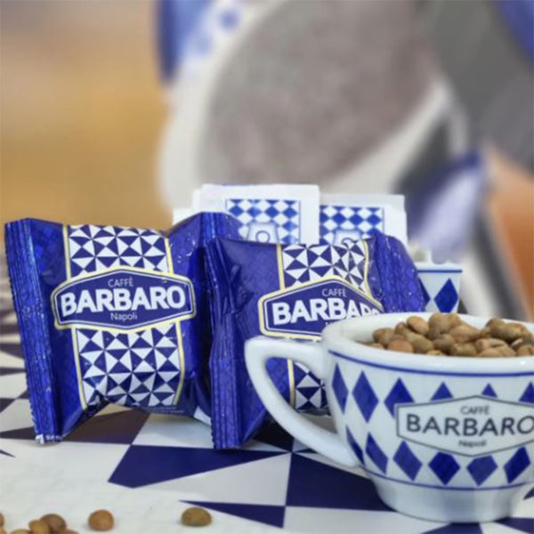 100 Capsule Caffè Barbaro per macchine da caffè a marchio Domo Cuore Espresso - Cremoso