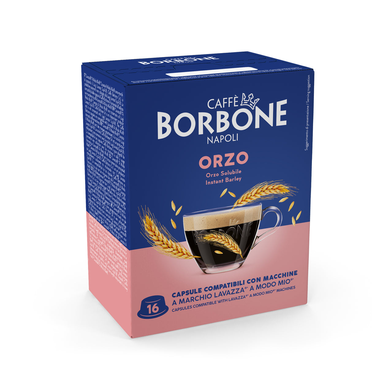 16 Capsule Borbone Compatibili A Modo Mio Orzo