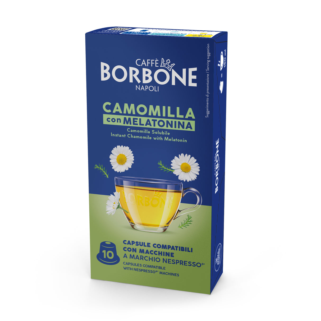 10 capsule Camomilla con Melatonina Borbone Compatibili Nespresso
