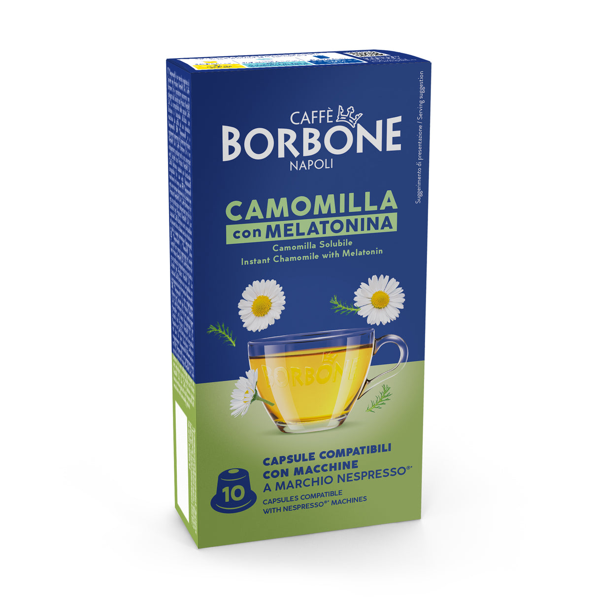 10 capsule Camomilla con Melatonina Borbone Compatibili Nespresso