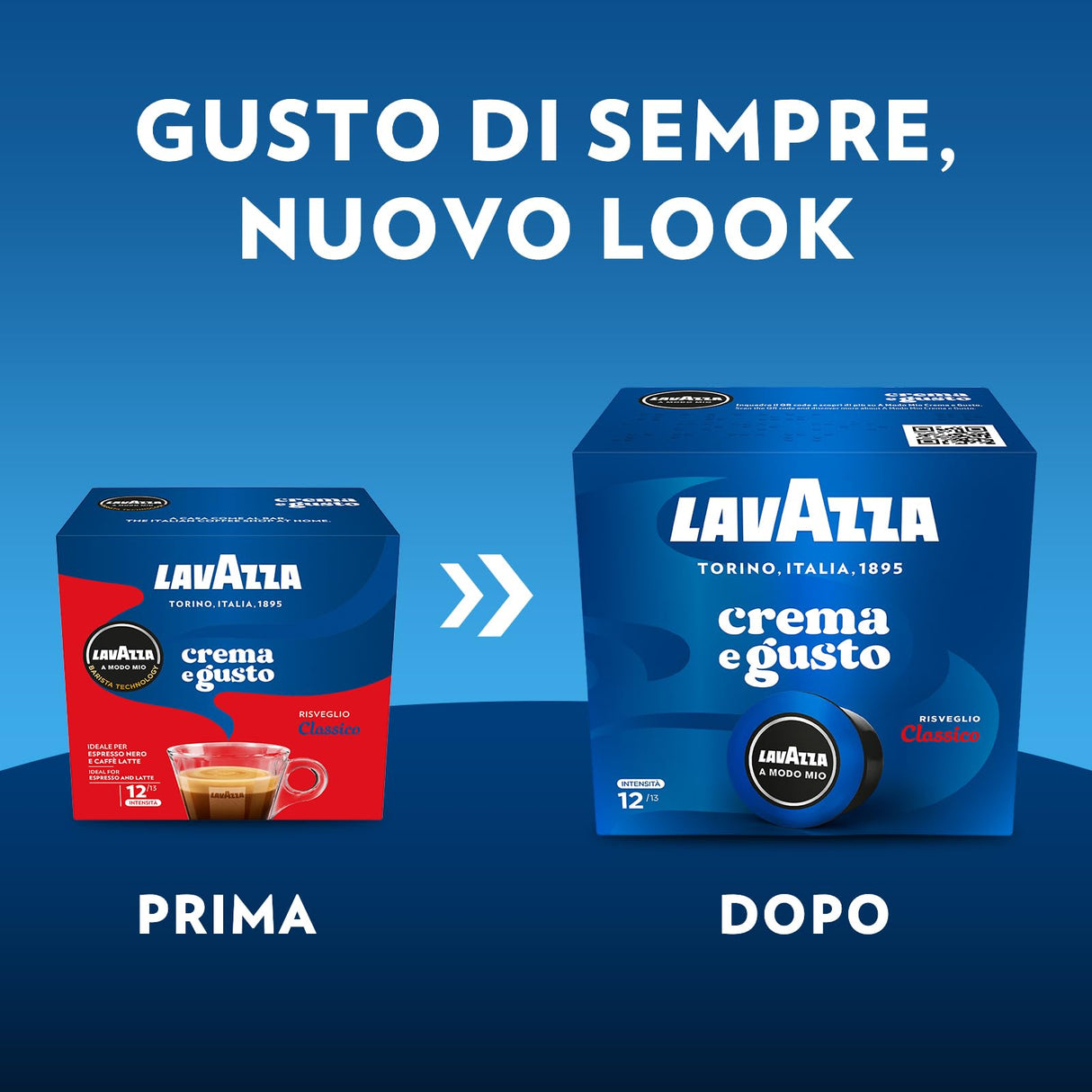 16 Capsule Lavazza A Modo Mio Crema e Gusto Classico