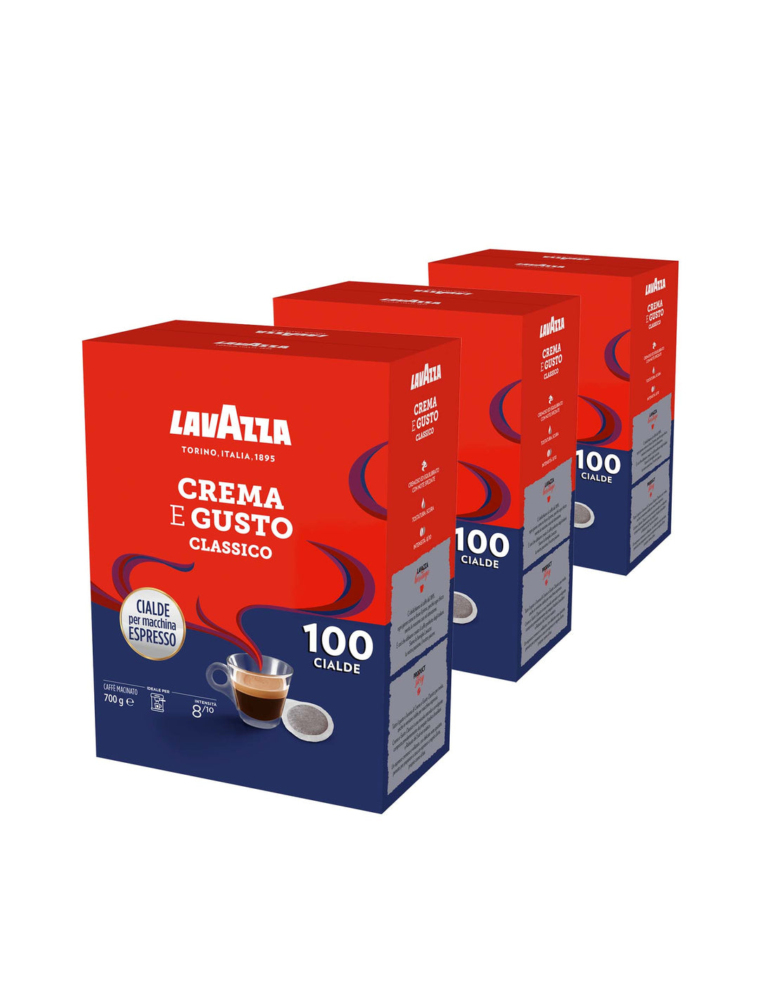 Lavazza Caffè 300 Cialde ESE 44mm in Confezione Risparmio - Crema e Gusto Classico
