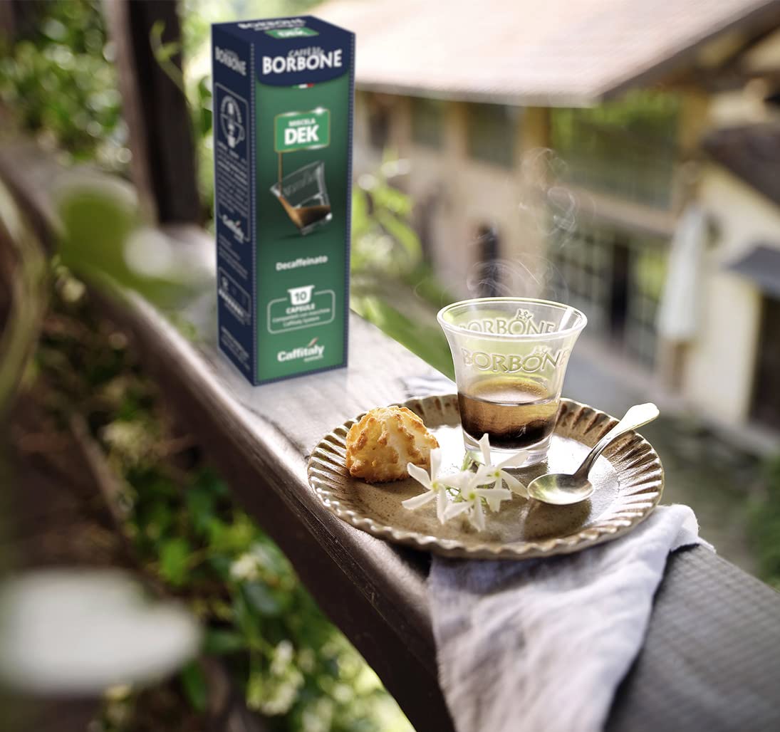 Caffitaly Miscela DEK Decaffeinata caffè Borbone - 48 Capsule Maxi Pack Per Caffitaly System