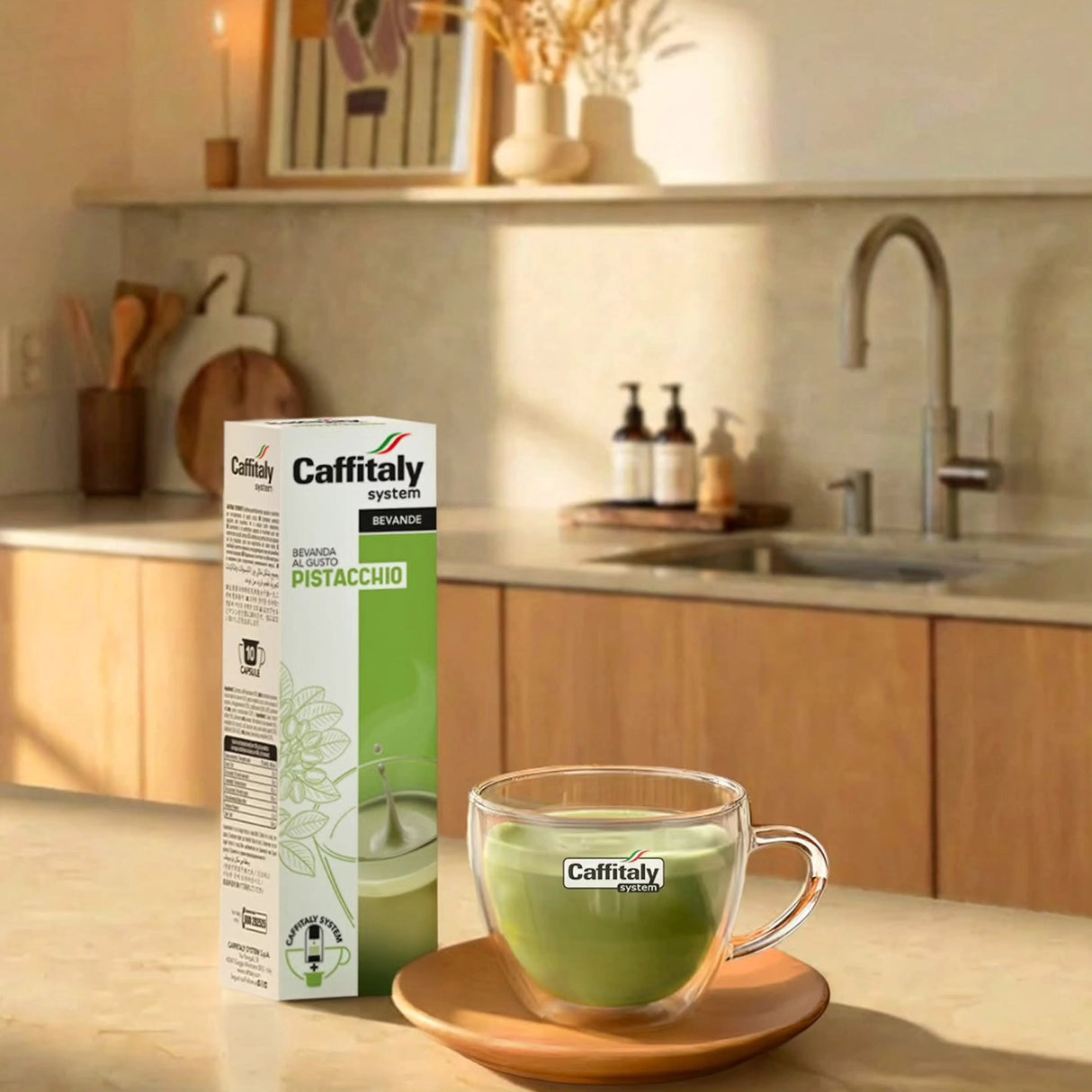 10 capsule Caffitaly System - Bevanda al gusto Pistacchio