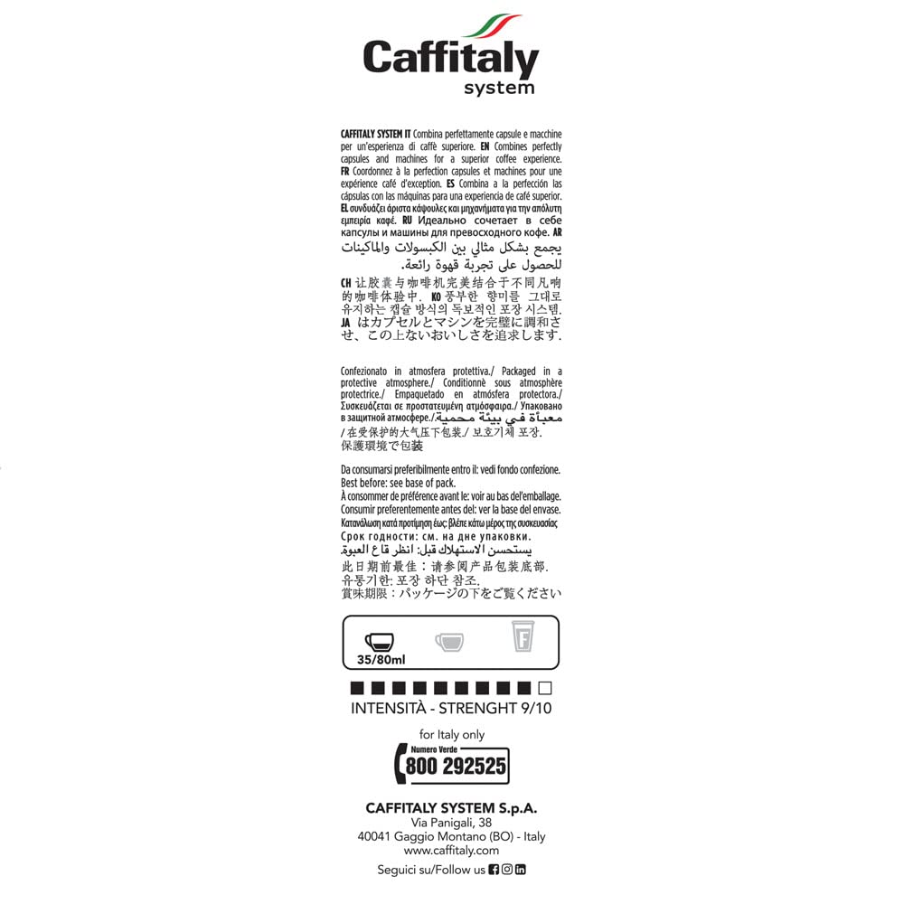 Caffitaly Corposo Espresso Forte - 48 Capsule Maxi Pack Risparmio per Caffitaly System