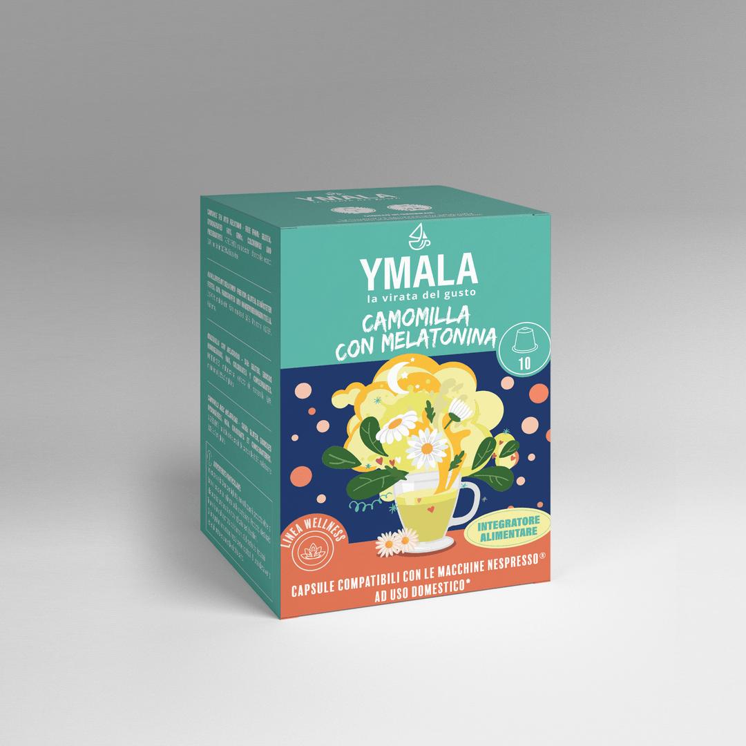 Ymala Camomilla con Melatonina – 10 Capsule Compatibili Nespresso