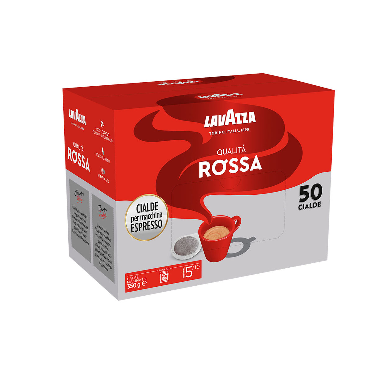 Lavazza Caffè 300 Cialde ESE 44mm in Confezione Risparmio - Qualità Rossa