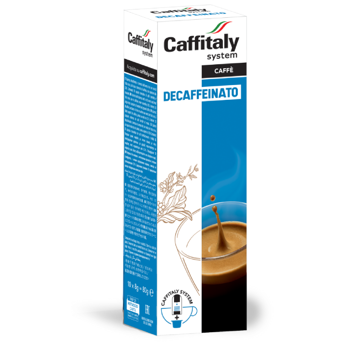 10 Capsule Caffitaly System Caffè Decaffeinato Dek