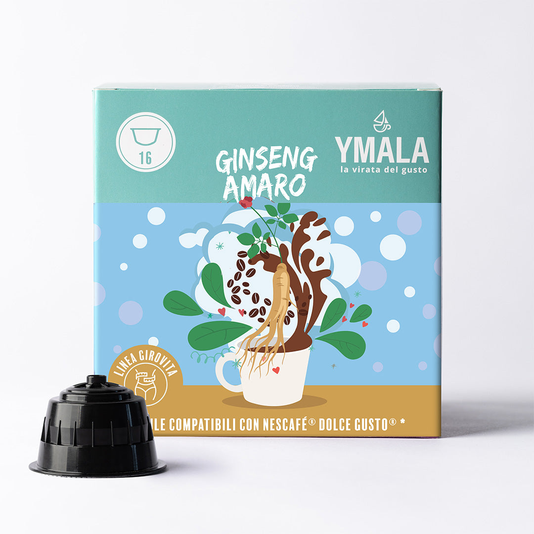 Ymala 16 Capsule Nescafé Dolce Gusto - Caffè Ginseng Amaro