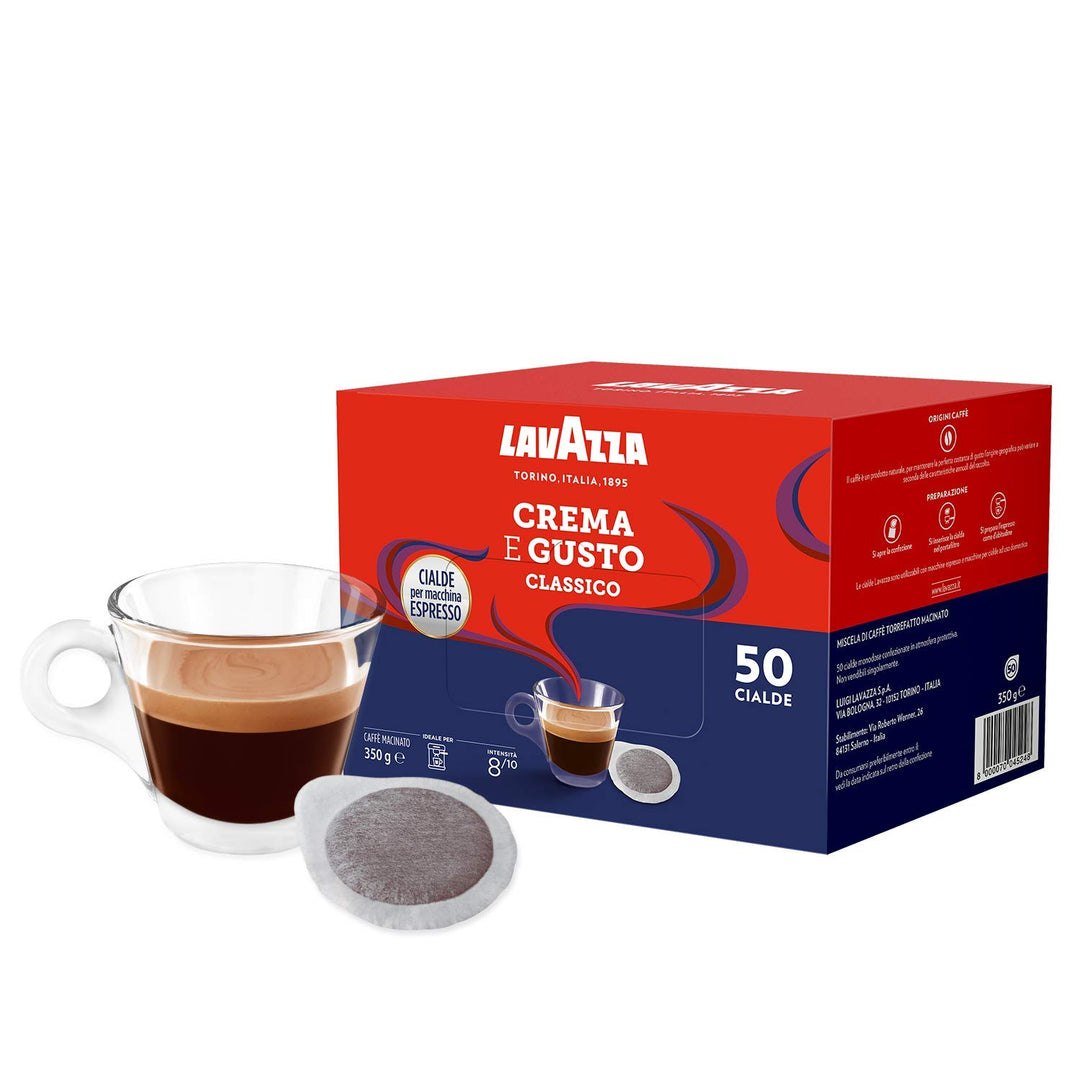 Lavazza Caffè Crema e Gusto Classico - 400 Cialde Ese 44mm Maxi Confezione Risparmio