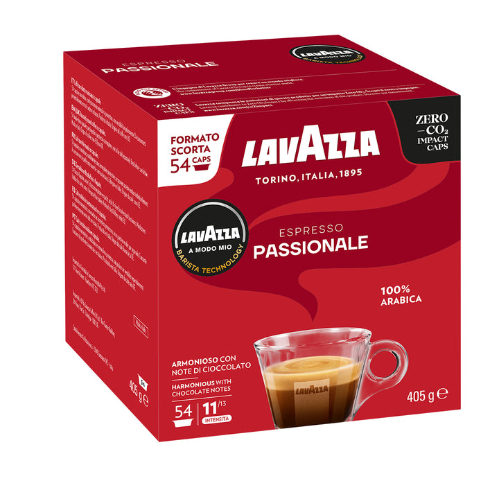 54 Capsule originali Lavazza A Modo Mio - Espresso Passionale