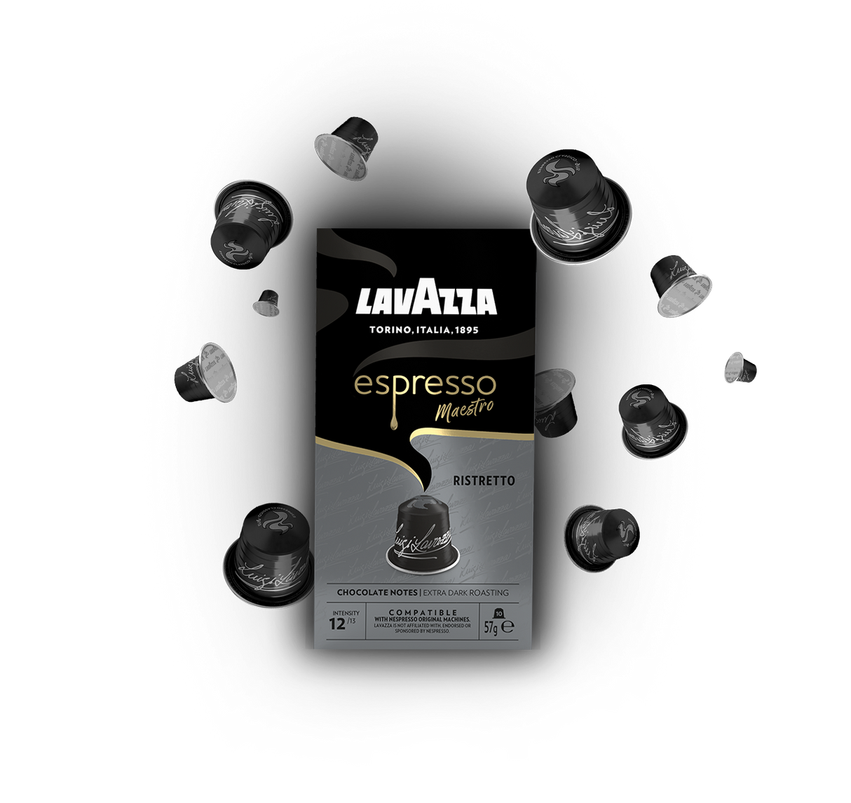 10 Capsule Lavazza originali per Nespresso - Espresso Maestro