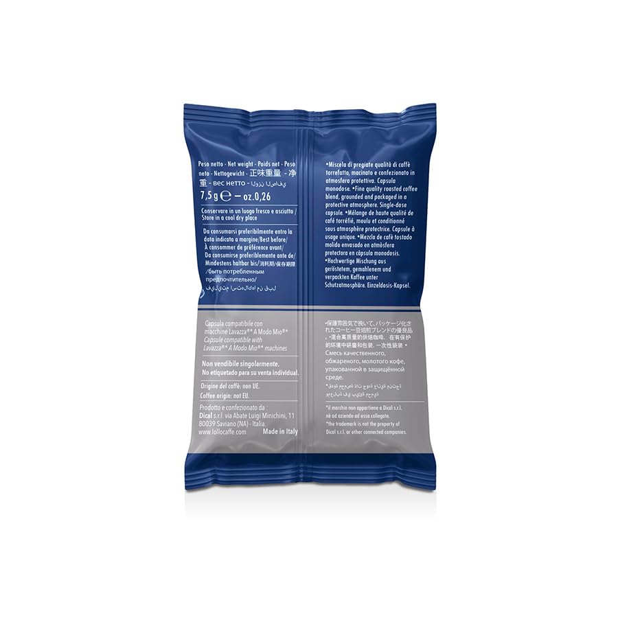 100 Capsule Lollo PassioneMito Argento Compatibili A Modo Mio