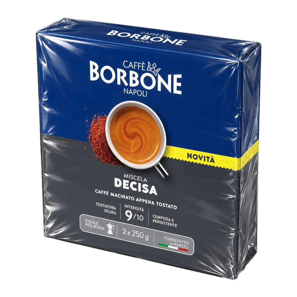 Caffè Borbone Moka Macinato 2x250g - Miscela Decisa