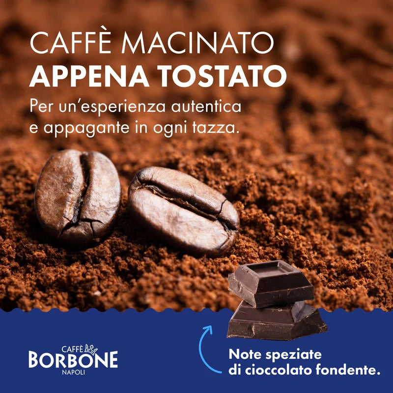 Caffè Borbone Moka Macinato 2x250g - Miscela Decisa