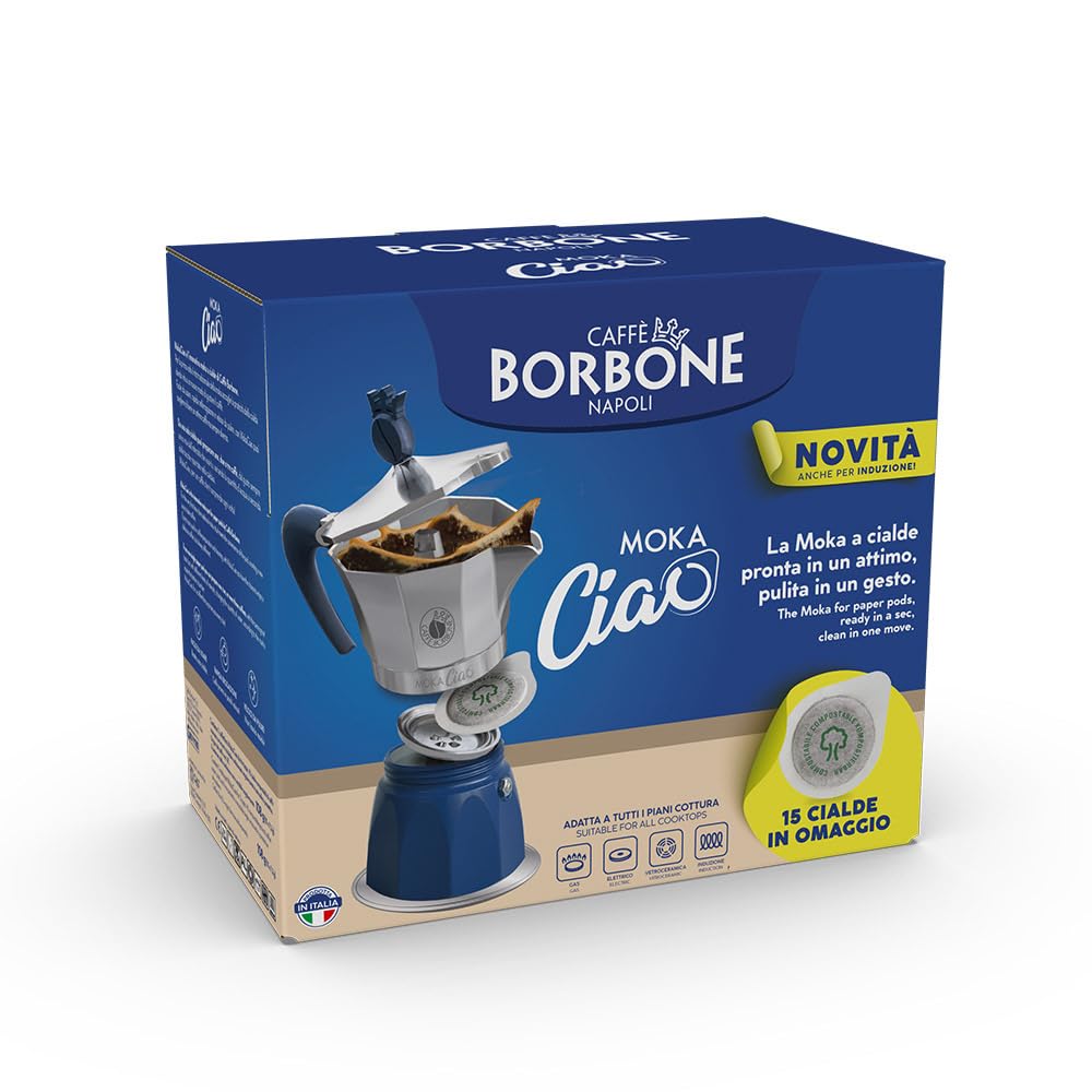 Moka Ciao Borbone a cialde - Moka + 15 Cialde in Omaggio