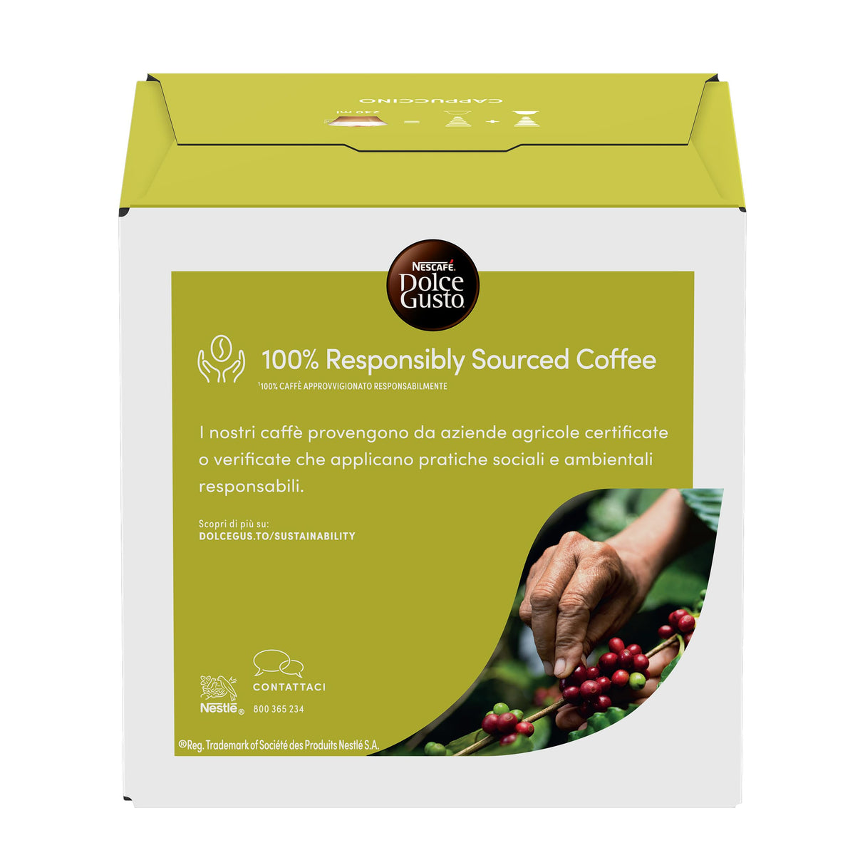 Nescafé Dolce Gusto Cappuccino - 16 Capsule compatibili con Dolce Gusto