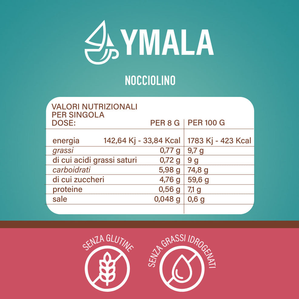 Ymala 16 Capsule Lavazza A Modo Mio - Nocciolino