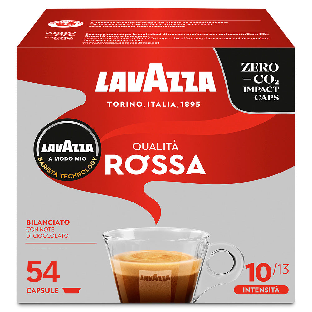 54 Capsule Lavazza A Modo Mio Espresso originali - Qualità Rossa