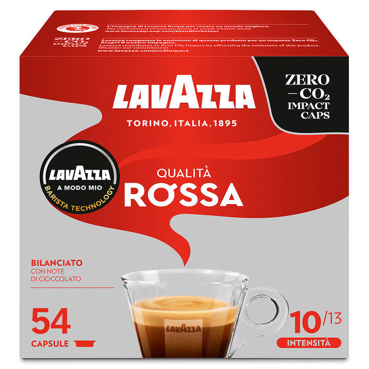 54 Capsule Lavazza A Modo Mio Espresso originali - Qualità Rossa
