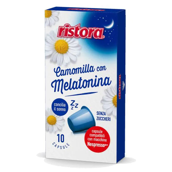 10 Capsule Ristora Camomilla con Melatonina - Compatibili Nespresso