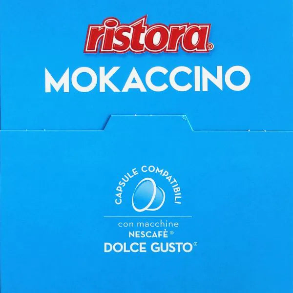 10 Capsule Ristora Compatibili Dolce Gusto Mokaccino Senza Lattosio