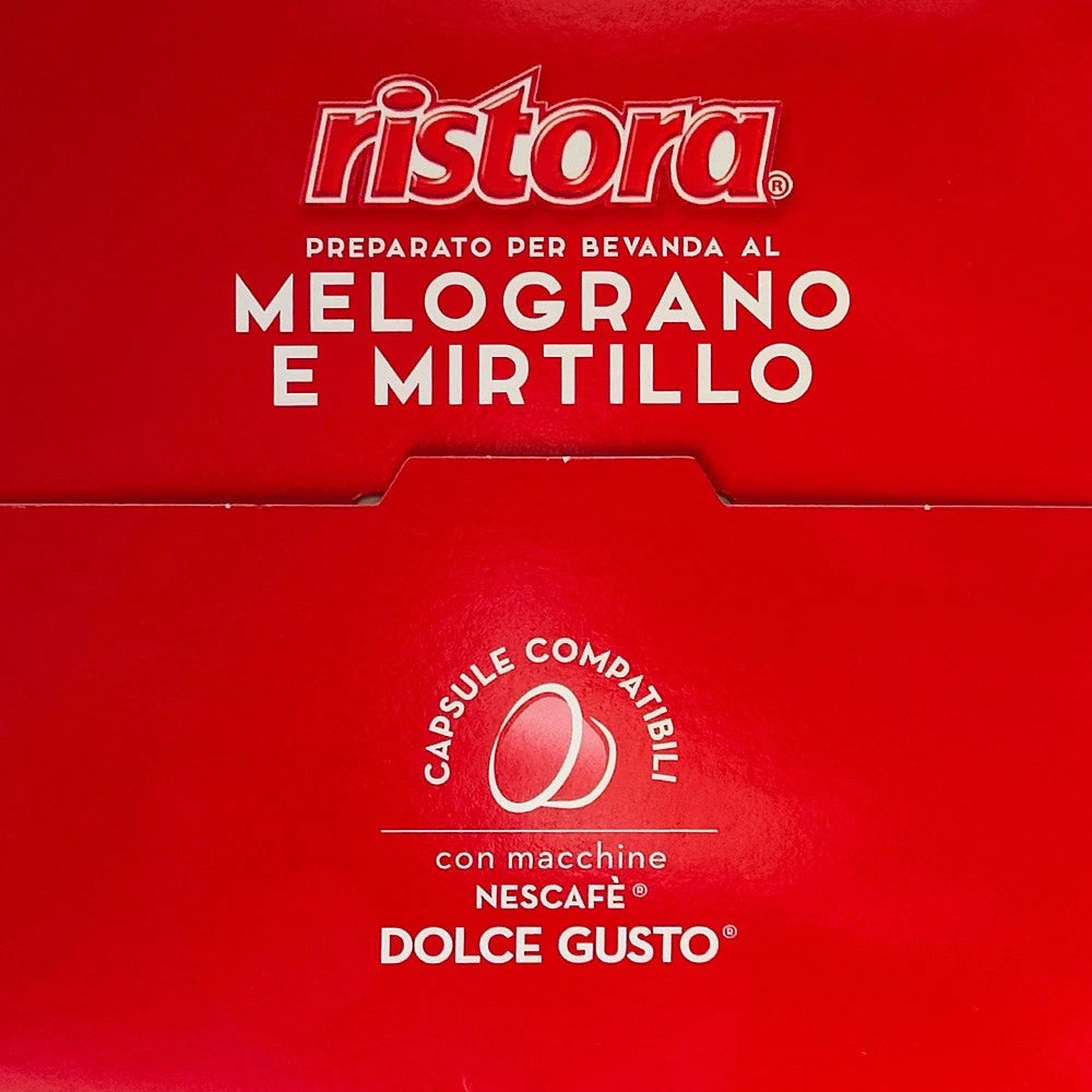 10 Capsule Ristora Melograno e Mirtillo - compatibili con Nescafè Dolce Gusto