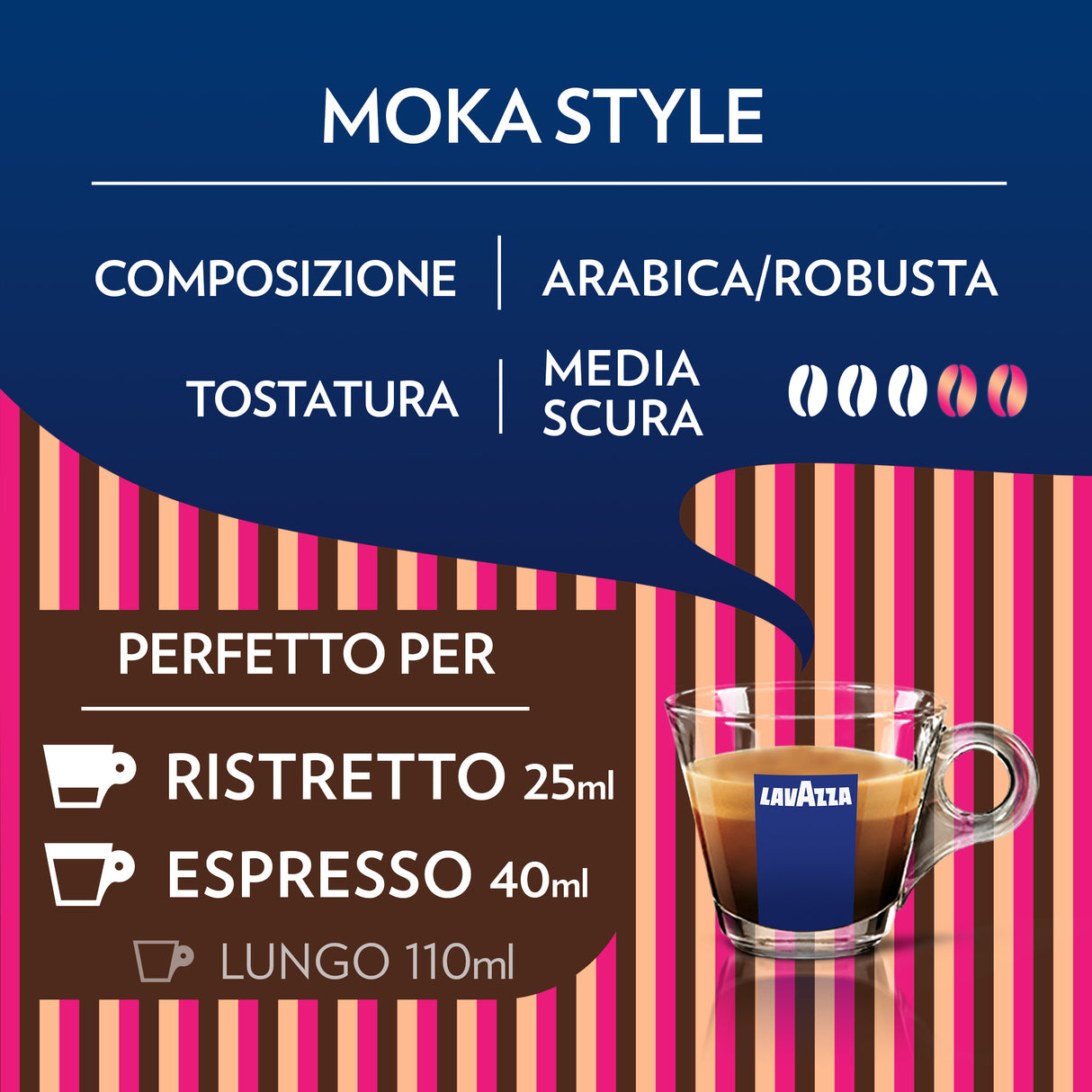30 Capsule caffè Lavazza compatibili Nespresso - Moka Style