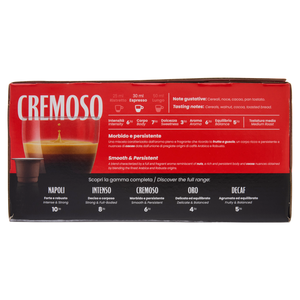 50 Capsule Caffè Vergnano Cremoso Compatibili Nespresso