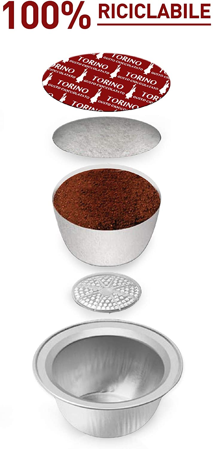 16 Capsule Bialetti Caffè d'Italia Torino – Espresso Ricco e Deciso