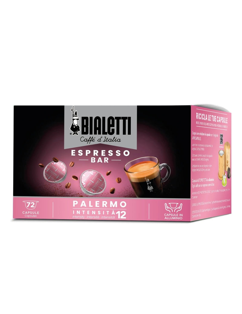 Bialetti Caffè d'Italia Palermo - 72 Capsule per Bialetti originali