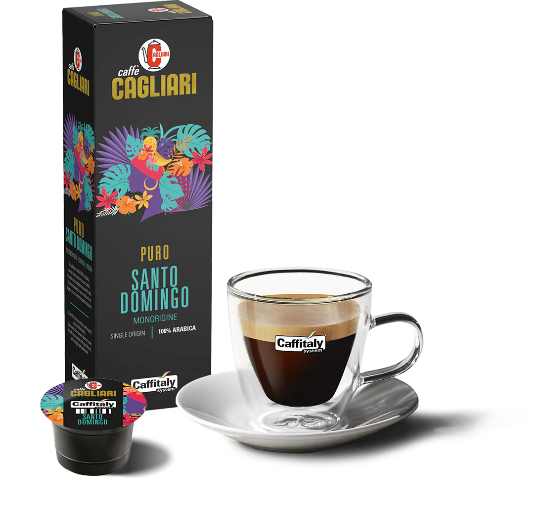 10 Capsule Santo Domingo Cagliari Originali Caffitaly System