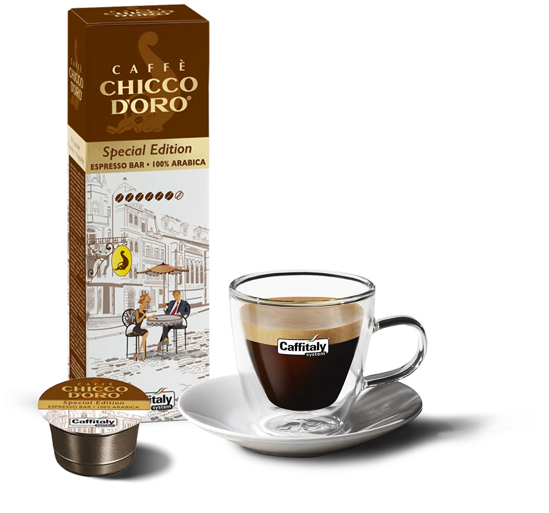 10 Capsule Caffitaly System Caffè Chicco d'Oro - Espresso Bar 100% Arabica